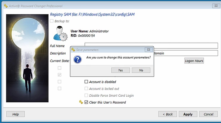 windows 10 sam file password reset