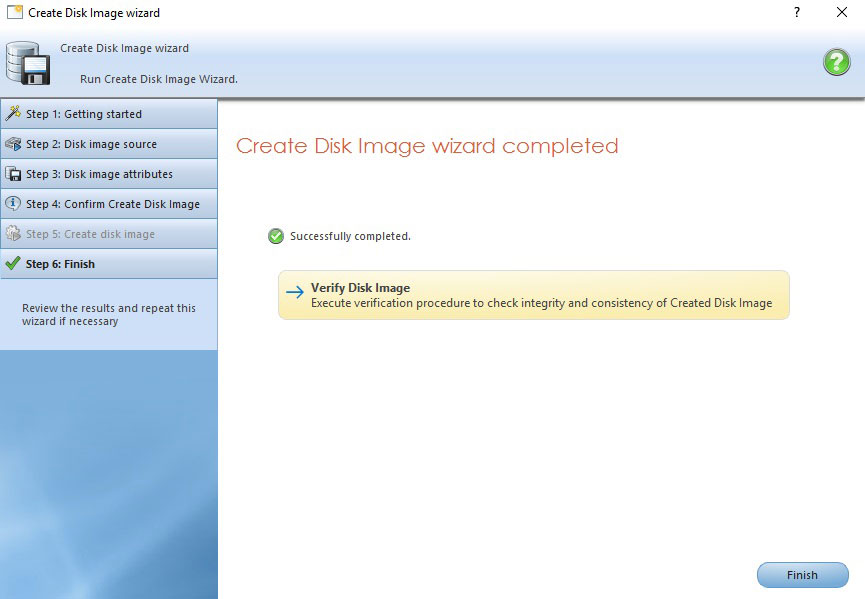 Verify Disk Image