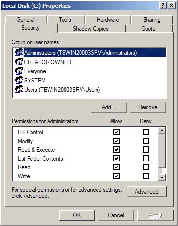 ntfs permissions report tool